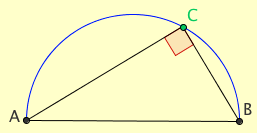 Circle Theorem: Angle in a Semicircle Is 90° (Key Stage 3)