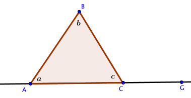 Exterior Angle of a Triangle – Definition, Theorem, Proof, Examples