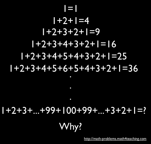 Sum of Consecutive Numbers - K-12 Math Problems