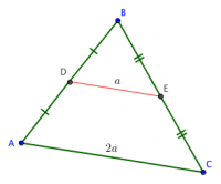 Theorems on Triangles with Proportional Sides - K-12 Math Problems