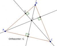 Theorems on Centroid, Orthocenter, and Circumcenter - K-12 Math Problems