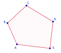 How to transform a pentagon into a triangle with the same area